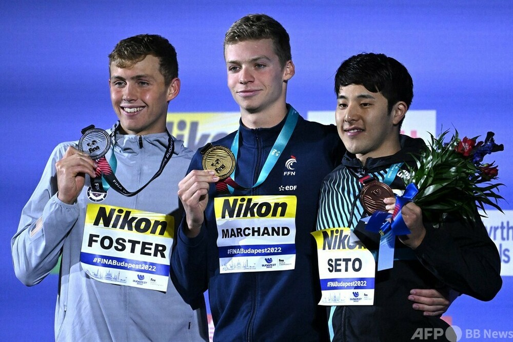 瀬戸大也が200m個人メドレーで銅メダル 世界水泳 写真6枚 国際ニュース：afpbb News