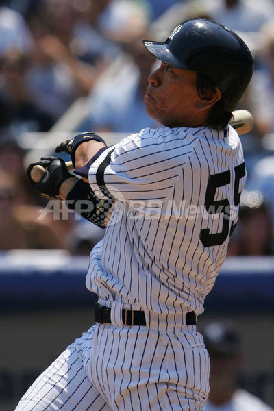 松井秀喜 エンゼルス戦で今季第11号3ラン本塁打を放つ 写真2枚