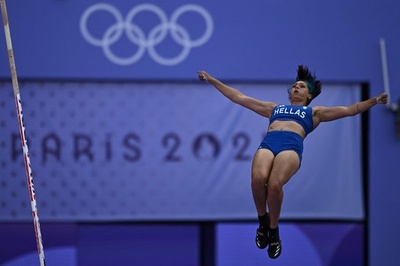 ギリシャの女子棒高跳び選手、薬物違反疑いで失格 パリ五輪