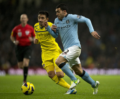 マンチェスター・シティ、終了間際の得点でレディングに辛勝