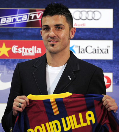 バレンシアのビジャ、バルサへ 移籍金は44億円