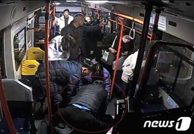 心肺蘇生法で20代乗客を助けた韓国「30年のベテラン」バス運転手