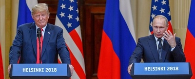 「干渉させない」とプーチン氏に伝達 トランプ氏が主張