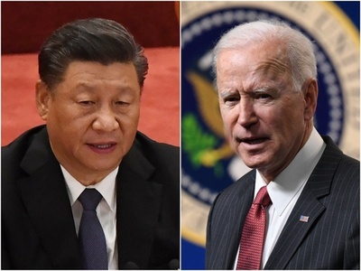 バイデン氏、習氏と初電話会談 香港とウイグルの人権問題に懸念表明