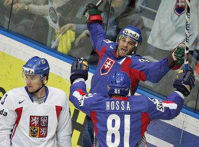 ＜アイスホッケー 世界選手権大会2007＞スロバキア チェコを降し2勝目を挙げる - ロシア