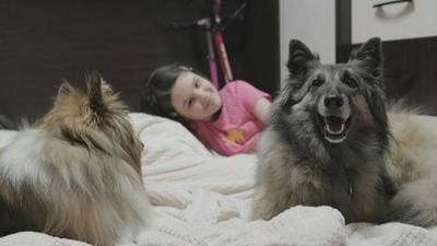 動画:空襲続くキーウ、納戸で眠る子どもたち ウクライナ