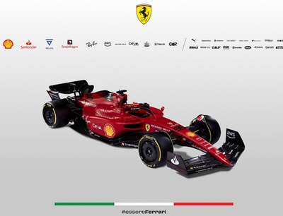 フェラーリ、新車「F1-75」発表
