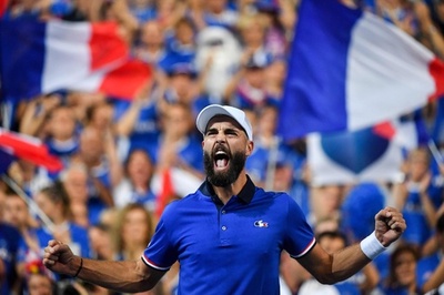 フランス、ペール起用の賭け的中 クロアチアと共にデ杯決勝へ王手