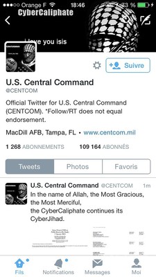 イスラム国の同調者か 米中央軍のツイッターを乗っ取り 写真1枚 ファッション ニュースならmode Press Powered By Afpbb News