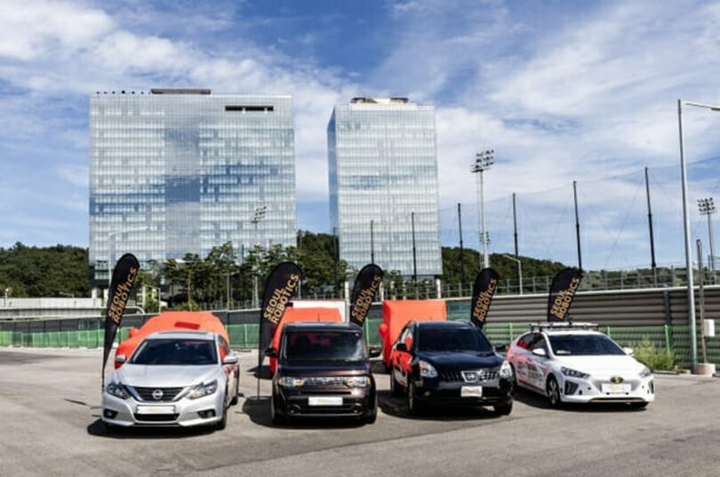 「レベル5コントロールタワー」を適用した車両＝ソウルロボティクス(c)KOREA WAVE