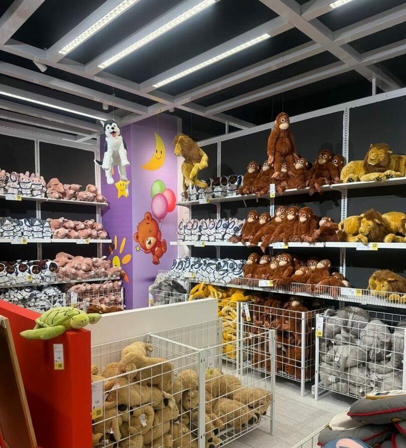 中国のSNSユーザーが撮影・投稿した北朝鮮の「IKEA風」売り場内部の様子＝X(c)news1