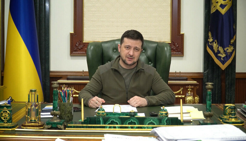 ロシアが人道回廊を攻撃 ウクライナ大統領