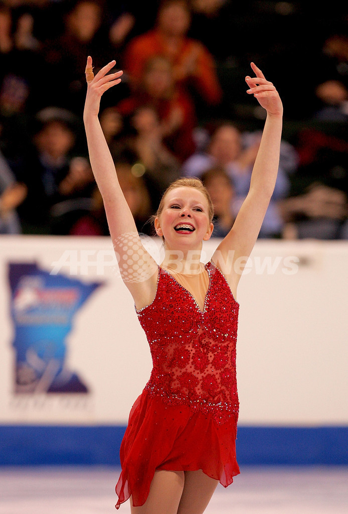 長洲未来 全米選手権SPで首位