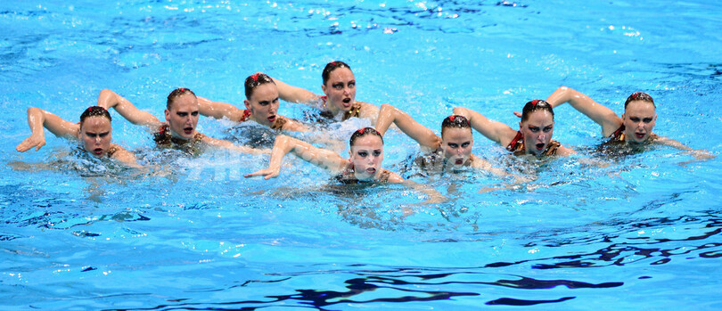 ロシアがシンクロナイズドスイミング・チームで4連覇