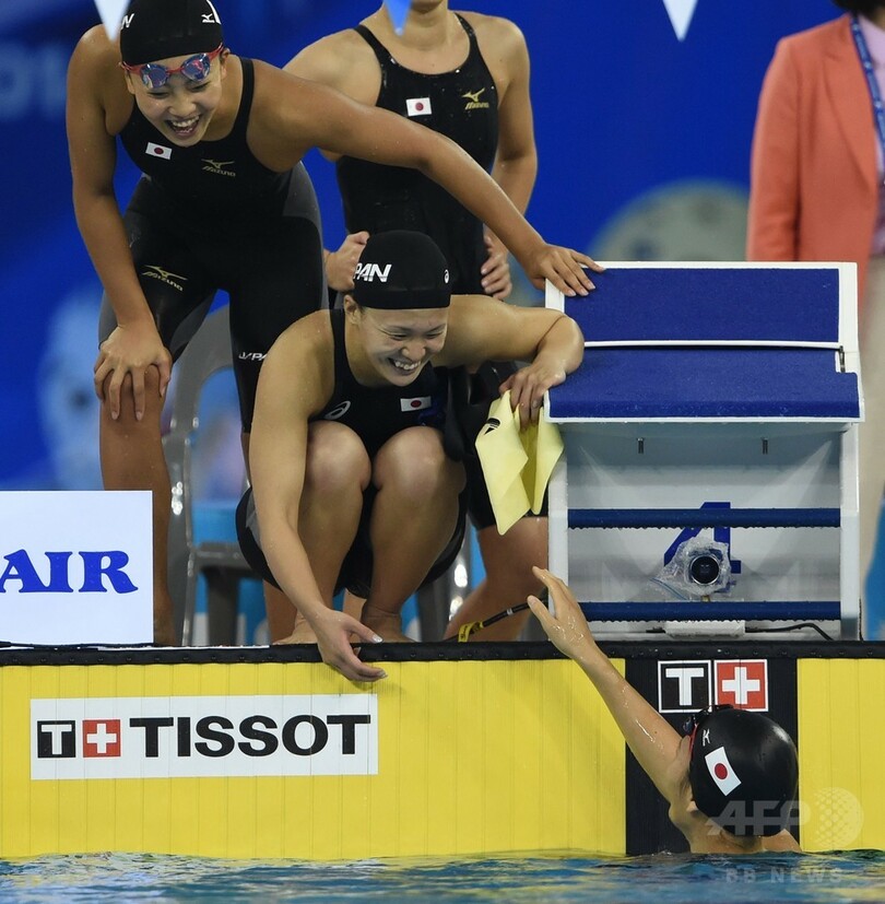 日本が女子4×100mメドレーリレーで金、アジア大会