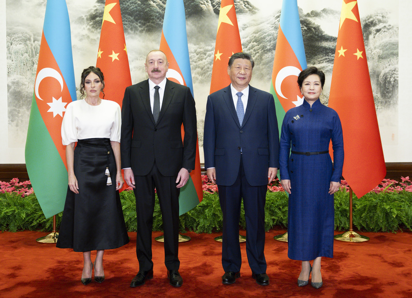習近平主席、アゼルバイジャン大統領と会談