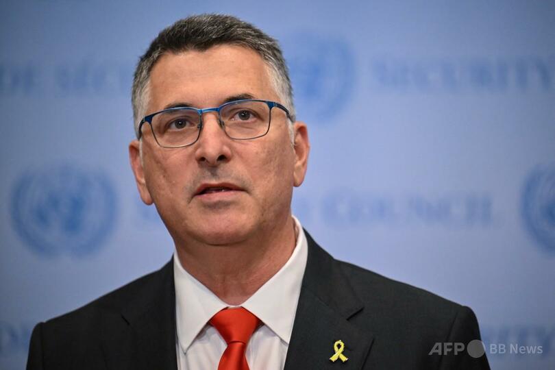 イスラエル外相、パレスチナ国家承認撤回しない限りマクロン氏出禁