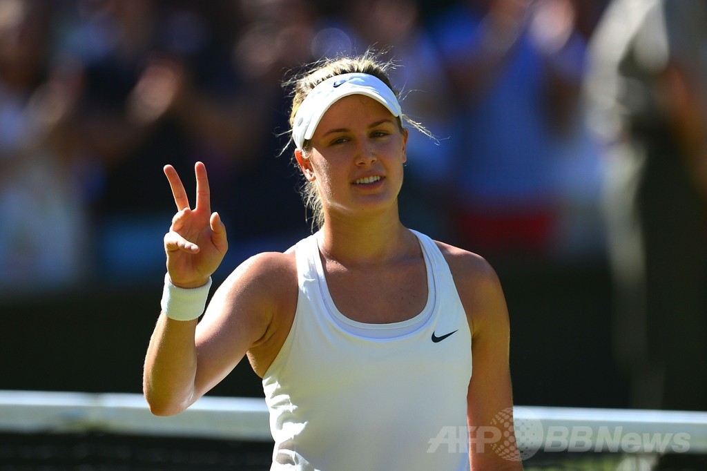 ブシャールがカナダの期待背負い決勝へ、ウィンブルドン選手権 写真10枚 国際ニュース：AFPBB News