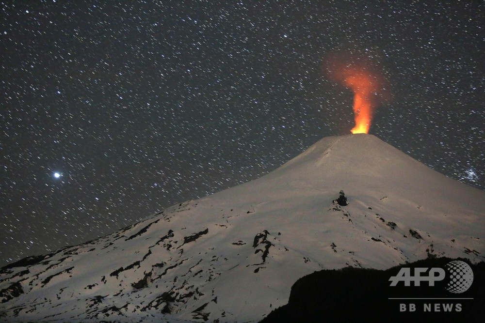 火山活動が活発化 チリ南部のビジャリカ山 写真2枚 国際ニュース Afpbb News