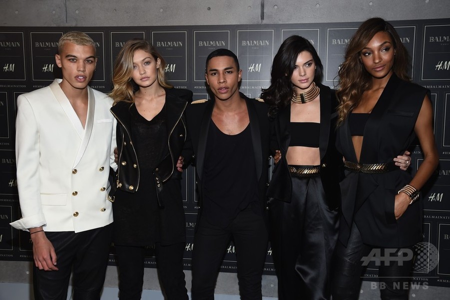 「Balmain x H&M」ローンチイベントNYで開催、大勢のセレブも出席