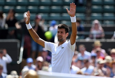 ジョコビッチ完勝、9年連続のウィンブルドン3回戦進出