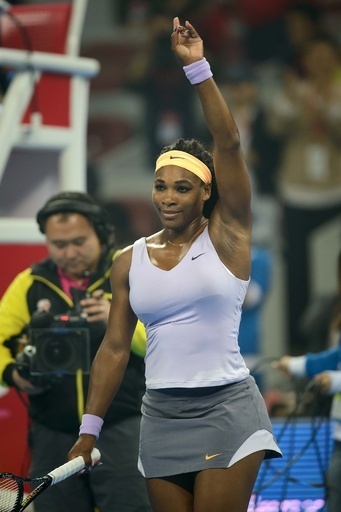 セレーナがボズニアツキを退け準決勝へ、中国オープン