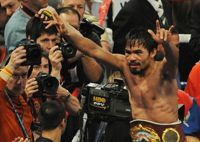 パッキャオ 判定で王座防衛