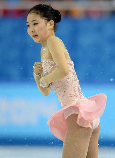 フィギュア女子シングルで14位のリ・ジジュン、ソチ五輪