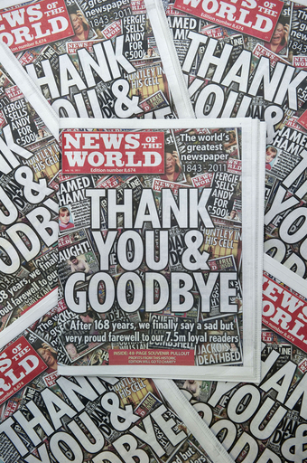 英国の盗聴スキャンダル、ブラウン前首相も被害か