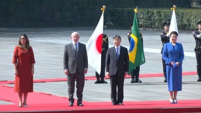 動画:両陛下、ブラジル大統領を歓迎