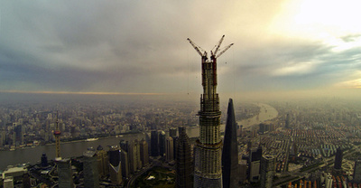 アジア最高層ビルからの絶景、上海タワー