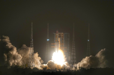 中国、宇宙貨物船「天舟7号」の打ち上げに成功