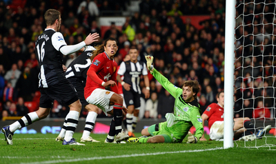 マンチェスター・ユナイテッド 10人のニューカッスルと引き分ける