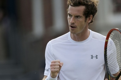 マレー、ストレートで2回戦進出 エイゴン選手権