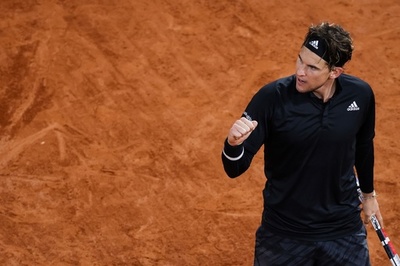 ティエムが全仏OP16強入り、ルードに納得の快勝