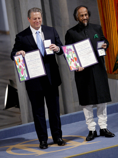 ゴア氏ノーベル平和賞授賞式に出席、「米中は地球救うために協力を」