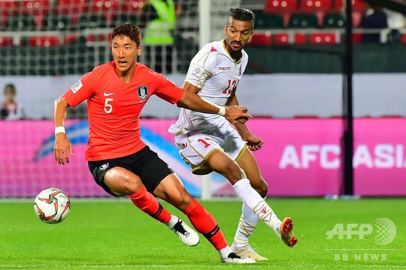 韓国が延長戦制しアジア杯8強、金珍洙の劇的弾でバーレーン下す