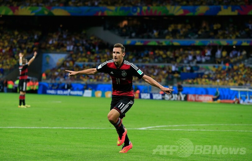 クローゼ、ブラジル戦でW杯最多得点記録を更新