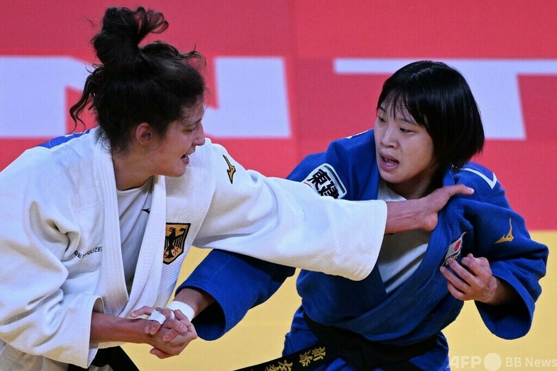 新添左季が女子70キロ級で銅メダル 世界柔道