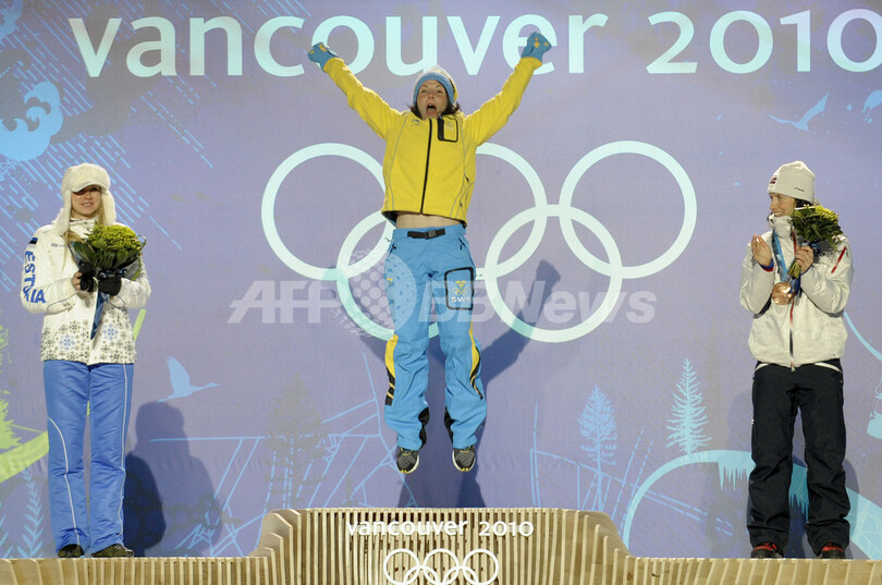 カッラが距離女子10キロフリーで金、バンクーバー冬季五輪