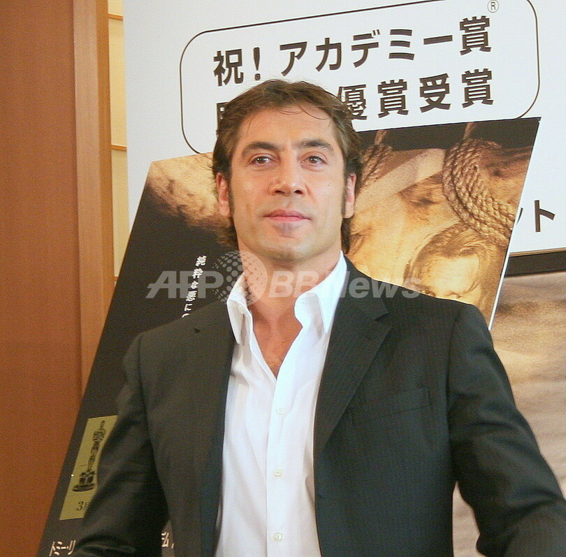 オスカー受賞のハビエル・バルデム初来日、映画『ノーカントリー』をPR