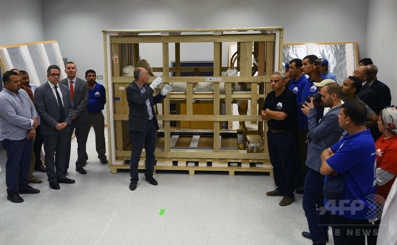 ツタンカーメン王の副葬品、新博物館へ移送 日本支援