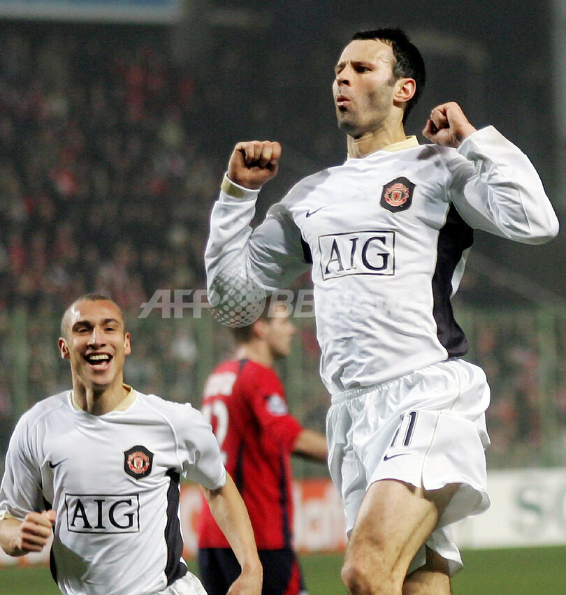 マンチェスター・ユナイテッドのギグスが通算1000試合出場達成