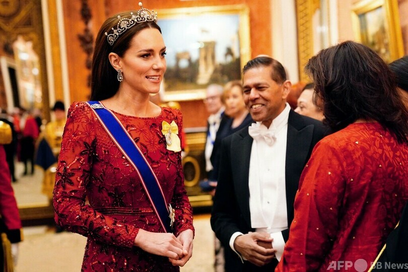 英宮殿で外交団レセプション 皇太子夫妻も出席