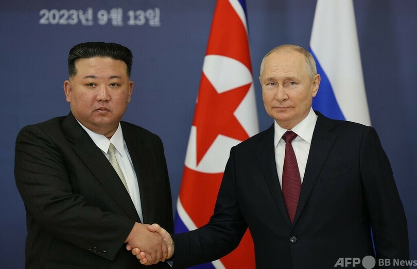 プーチン氏、金正恩氏にロシア車プレゼント 北朝鮮メディア