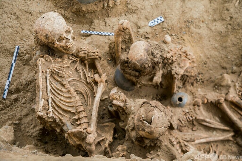  先コロンブス期の集団墓地発見 ペルー