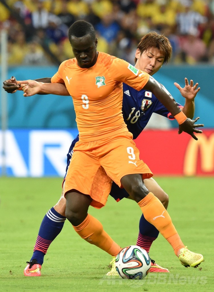 日本が先制もコートジボワールに敗れる