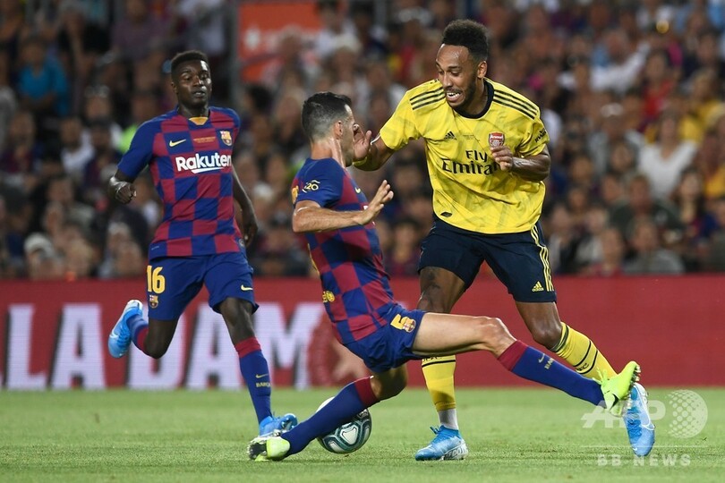 スアレス弾でバルサがアーセナル下す、グリーズマンは本拠地デビュー