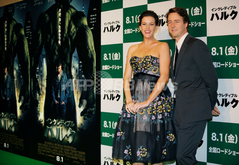 映画『インクレディブル・ハルク』エドワード・ノートン、リヴ・タイラー来日