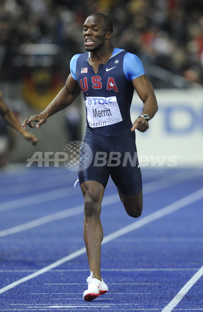 メリット 男子400メートルで金メダル、世界陸上ベルリン大会